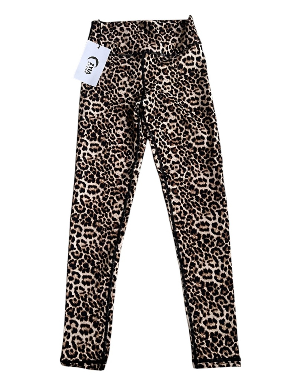 Zyia Active Leopard Brilliant Scrunchy What Hi-Rise 7/8 Women’s Sz 2 New